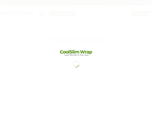 Tablet Screenshot of coolslimwrap.com